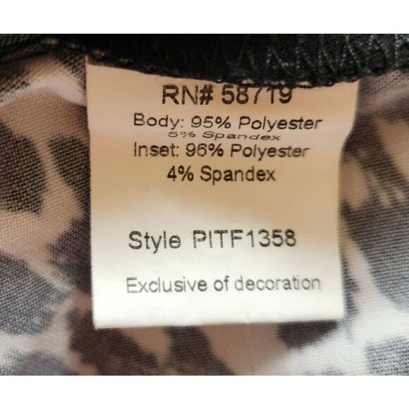 F31 Notations leopard print blouse petite - Picture 8 of 11